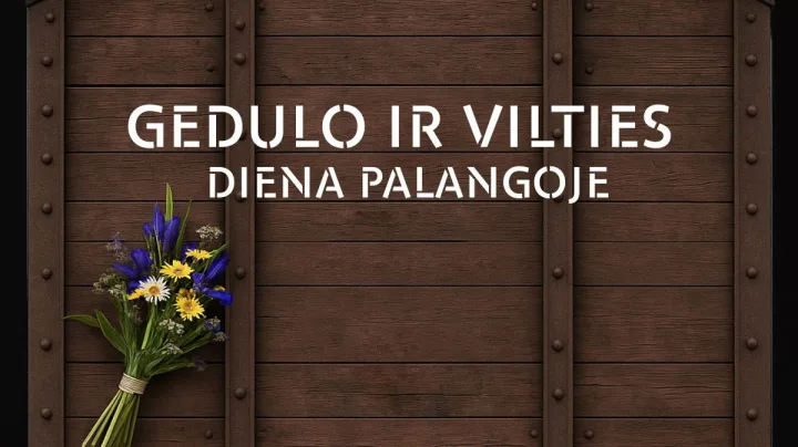 Gedulo ir vilties diena Palangoje: instaliacija, kviečianti išgyventi tremties nežinią
