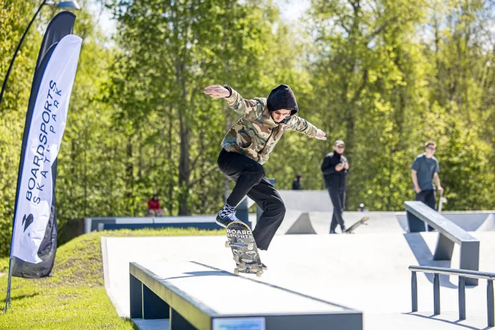 Palangoje atidarytas  ekstremalaus sporto kompleksas (FOTO GALERIJA) – nuotrauka 2