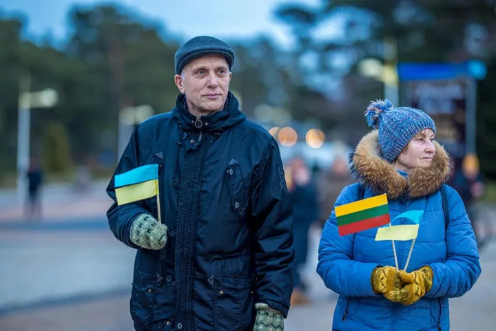 Palanga palaiko savo miesto partnerį Ukrainoje Bučą ir visus Ukrainos žmones jų kovoje (FOTO GALERIJA) – nuotrauka 1