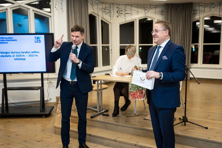 TS-LKD Palangos skyriaus pirmininku dar vienai kadencijai  išrinktas Šarūnas Vaitkus, jo pavaduotojais tapo Mindaugas Skritulskas, Akvilė Kilijonienė bei Tomas Žulkus – nuotrauka 4