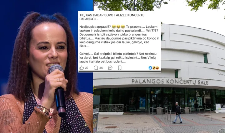 Į Alizee šou susirinkę lietuviai įsiuto. FOTO: VIDA PRESS, DELFI