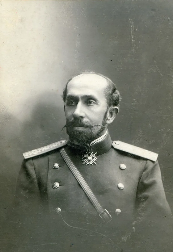 Rusų armijos majoras V. M. Ramanauskas.