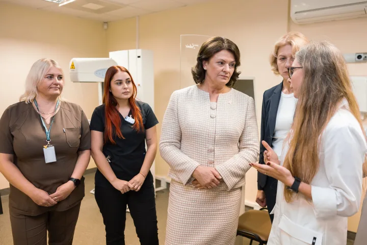 Diana Nausėdienė vizitą KUL skyrė krūties vėžio prevencijai – nuotrauka 2