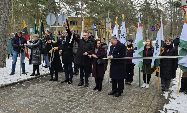 Pasaulinę skautų solidarumo dieną Palangoje atidaryta organizacijos įkūrėjo lordo Roberto Baden-Povelio alėja (FOTO GALERIJA) – nuotrauka 1