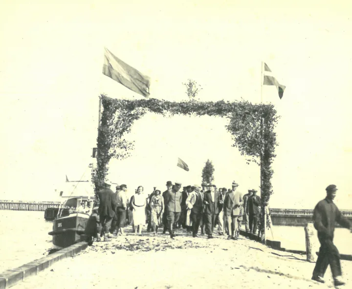 Svečių iš Latvijos pasitikimas, 1932 m.