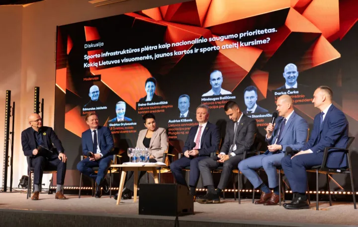 Lietuvos sporto forume Palangos meras Šarūnas Vaitkus pristatė kurorto sporto infrastruktūrą ir jos plėtrą – nuotrauka 2