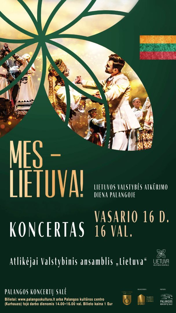 Šventinis koncertas „Mes – Lietuva!” – Vasario 16-osios minėjimas Palangoje – nuotrauka 1
