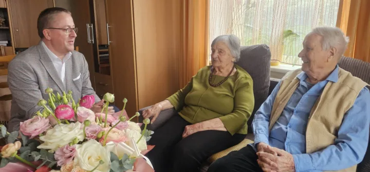 Palangoje pasveikinta garbingo amžiaus sulaukusi gyventoja: 101-asis pavasaris – ypatinga sukaktis
