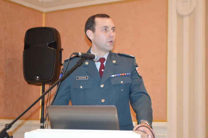 Palangos policijos komisariato Reagavimo skyriaus viršininkas Gintautas Pocevičius pristatė praėjusių metų policijos ataskaitą.
