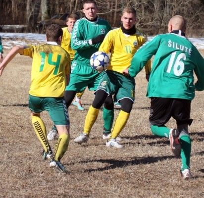 Susitikime dėl trečiosios vietos tarp „Šilutės“ ir „FK Palanga“ fortūna buvo palankesnė svečiams.