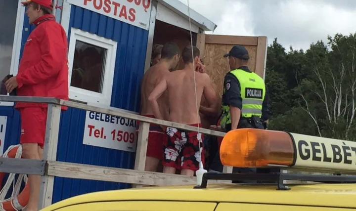 Palangos gelbėtojai / asociatyvi iliustracija. FOTO: PALANGOS GELBĖTOJŲ TARNYBOS NUOTR.