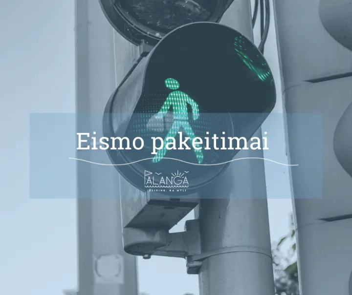 Laikini eismo organizavimo pakeitimai „Vėjo festivalio“ metu