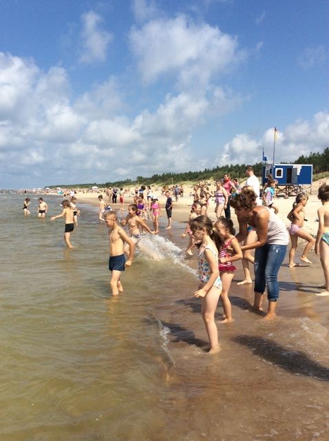 Palangoje šimtai šalies vaikų pirmą kartą pasveikino jūrą – nuotrauka 4