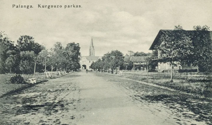 Kurhauzo parkas. Iš S. Žulkaus kolekcijos.