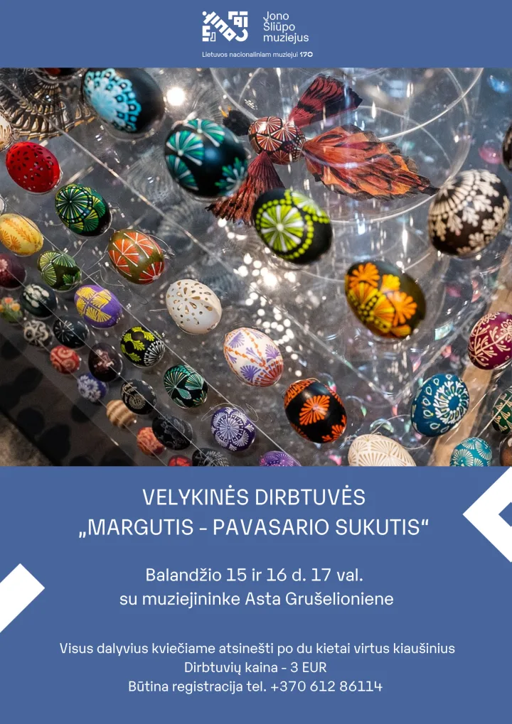 Jono Šliūpo muziejuje velykinės dirbtuvės „Margutis – pavasario sukutis“ – nuotrauka 1