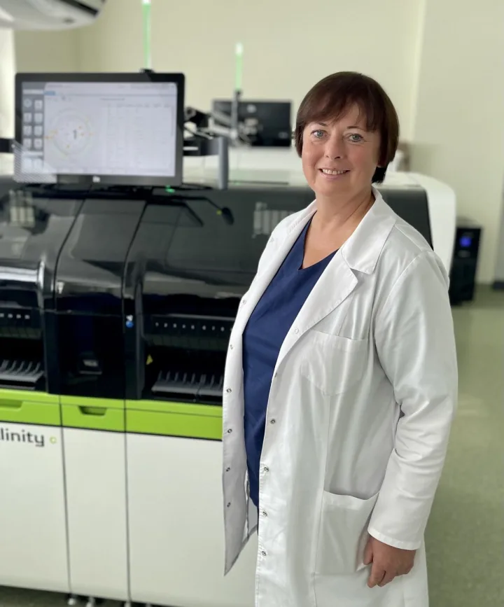 KUL Laboratorinės medicinos ir kraujo banko vadovė, gydytoja Rasa Auglienė