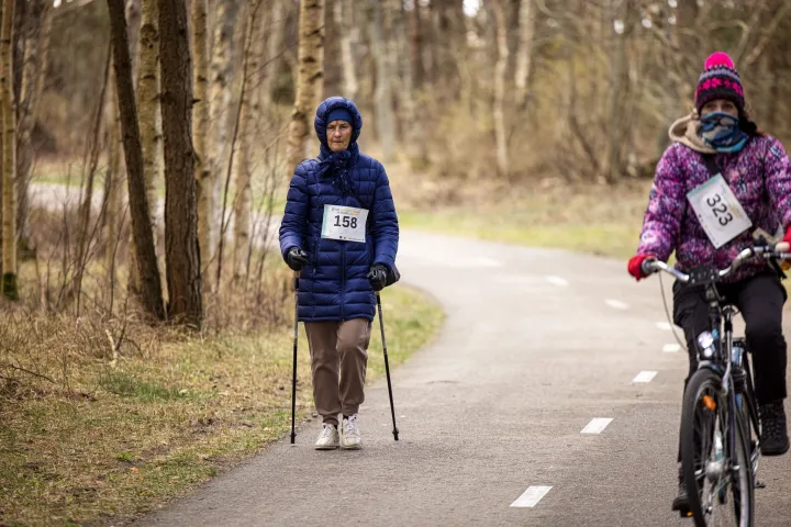 13 kilometrų pėsčiųjų žygis ir dviračių akcija „Riedam“ Palanga - Šventoji (FOTO GALERIJA) – nuotrauka 1