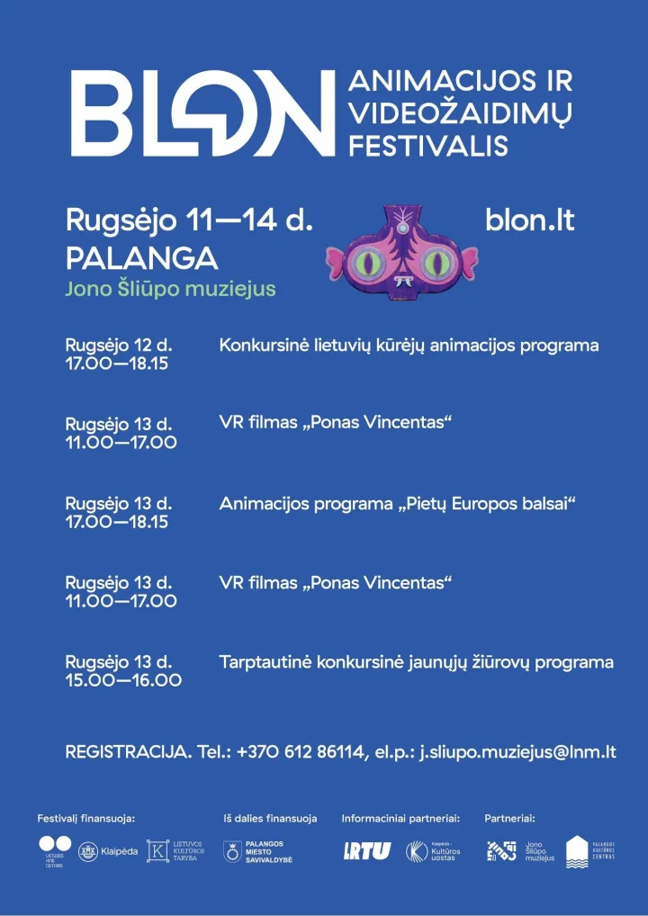 Animacijos ir videožaidimų festivalis BLON pirmą kartą atkeliauja į Palangą – nuotrauka 1