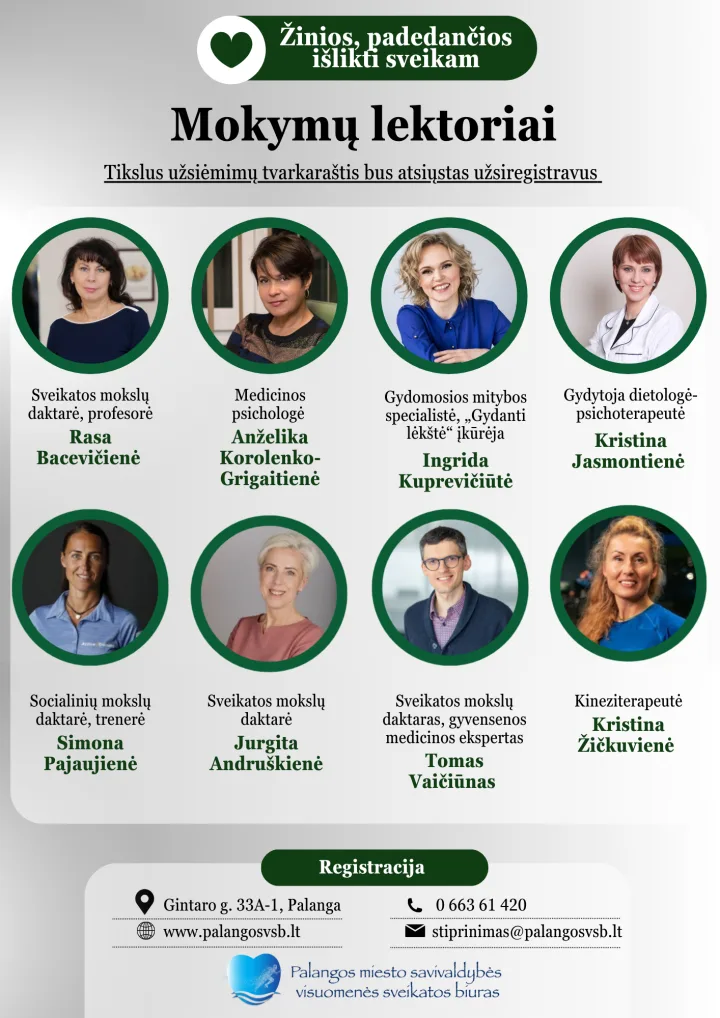 Mokymai „Sveikata kasdienybėje“ – nuotrauka 1