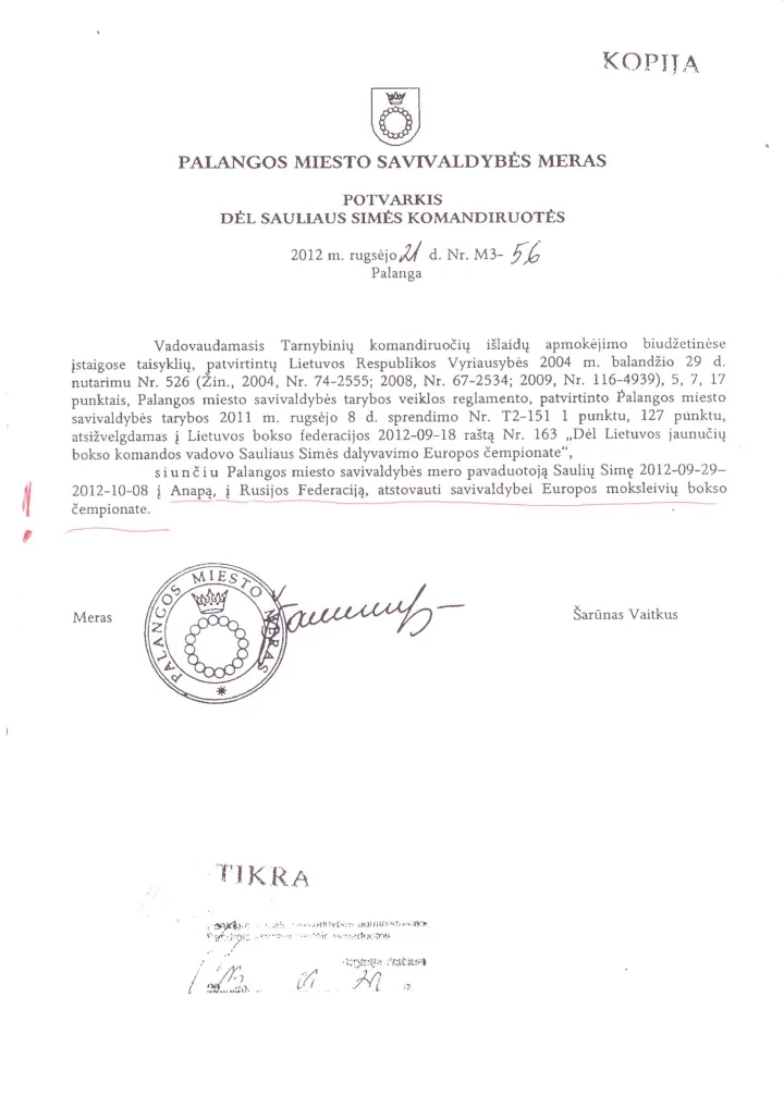 Laikinasis Palangos meras, Antikorupcijos komisijos pirmininkas S. Simė pakilo į ataką – nuotrauka 2