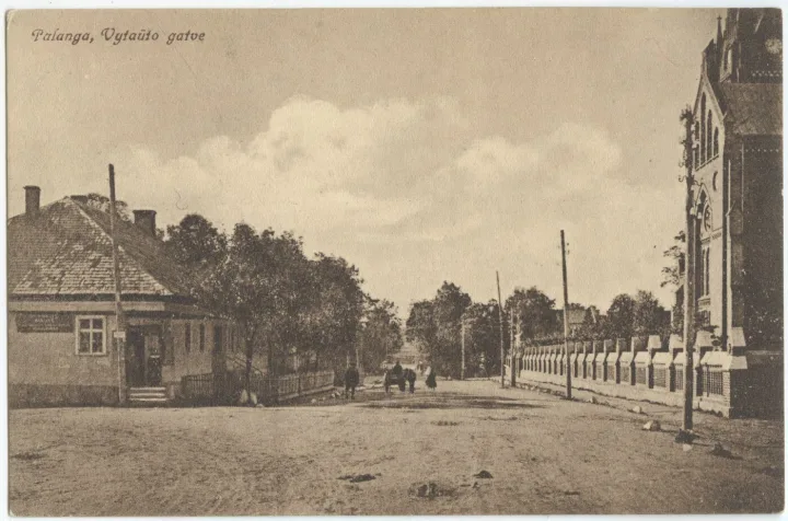 Vytauto gatvė. 1922. Iš Lietuvos nacionalinio muziejaus rinkinių.