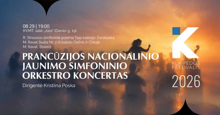 Klaipėdos festivalyje - ambicingiausia Prancūzijos nacionalinio jaunimo simfoninio orkestro programa – nuotrauka 1