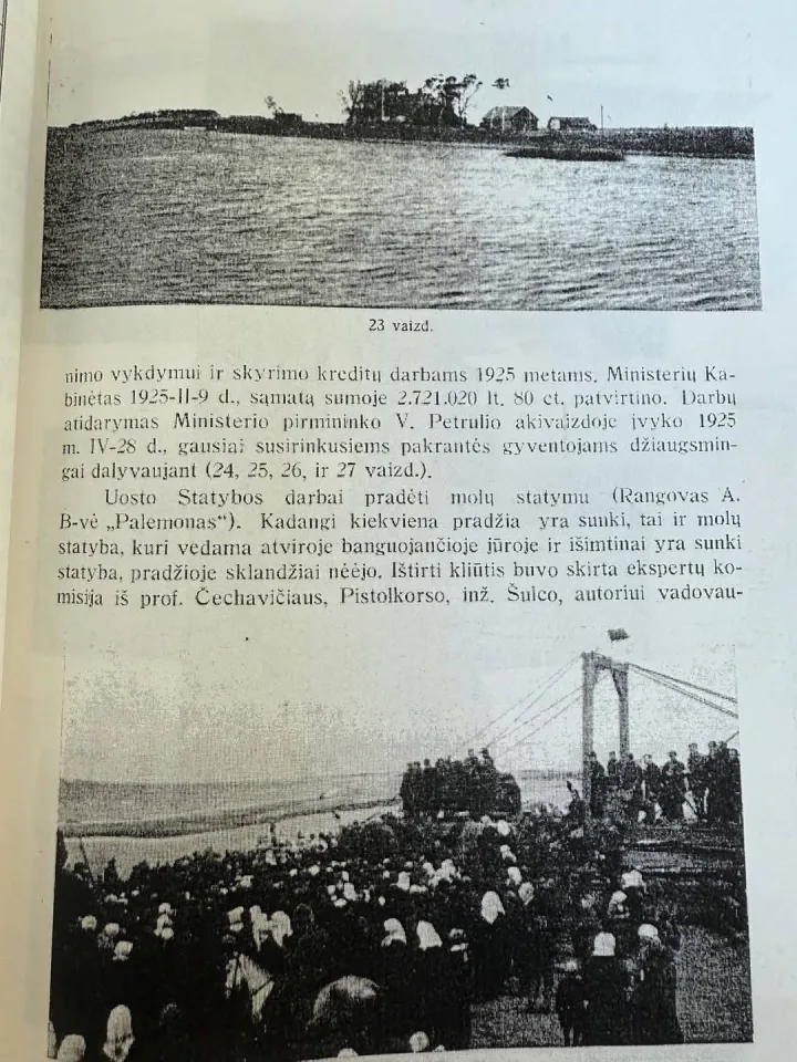 Sukako 100 metų, kai jauna Lietuvos valstybė ėmėsi itin ambicingo projekto – Šventosios uosto ir jos molų statybų (FOTO GALERIJA) – nuotrauka 3