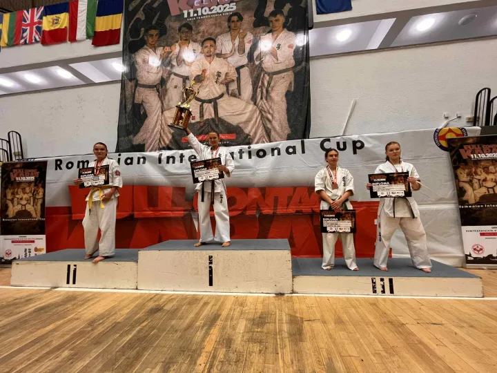 Karolina Radžiūnaitė – čempionė tarptautiniame Rumunijos karate kyokushin čempionate – nuotrauka 1