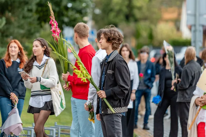 Mokslo metų pradžia – nesumeluotos emocijos. R. Kucevičiūtės nuotr.