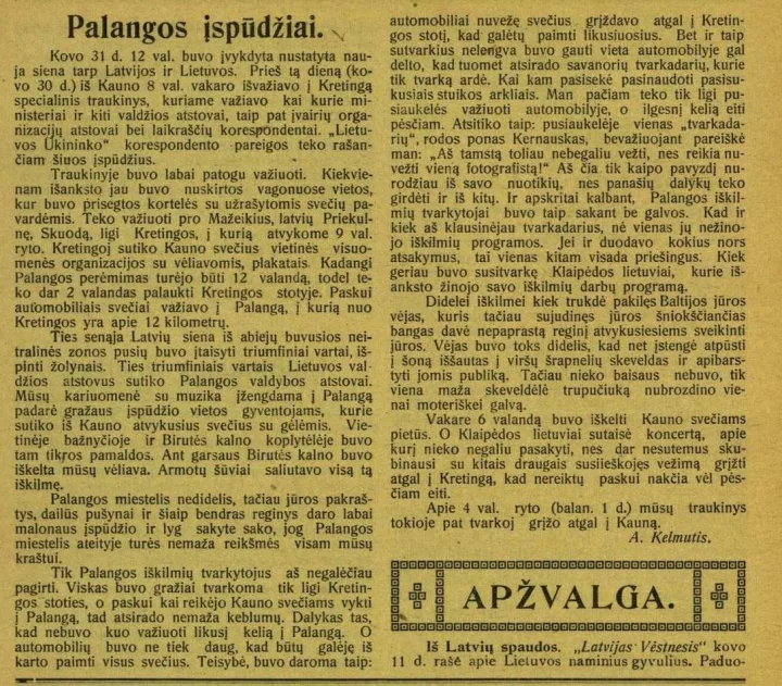 Kaip mes prieš 100 metų iš brolių latvių atgavome Palangos pajūrį (FOTO GALERIJA) – nuotrauka 2