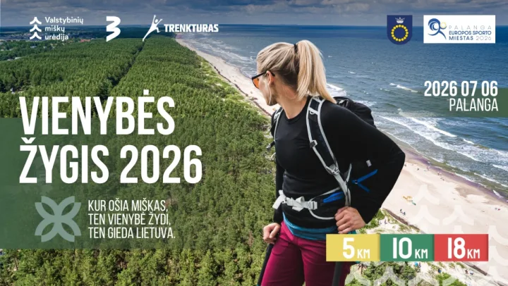 Liepos 6-ąją Palangoje – Vienybės žygis ir Tautiška giesmė. Registracija į žygį