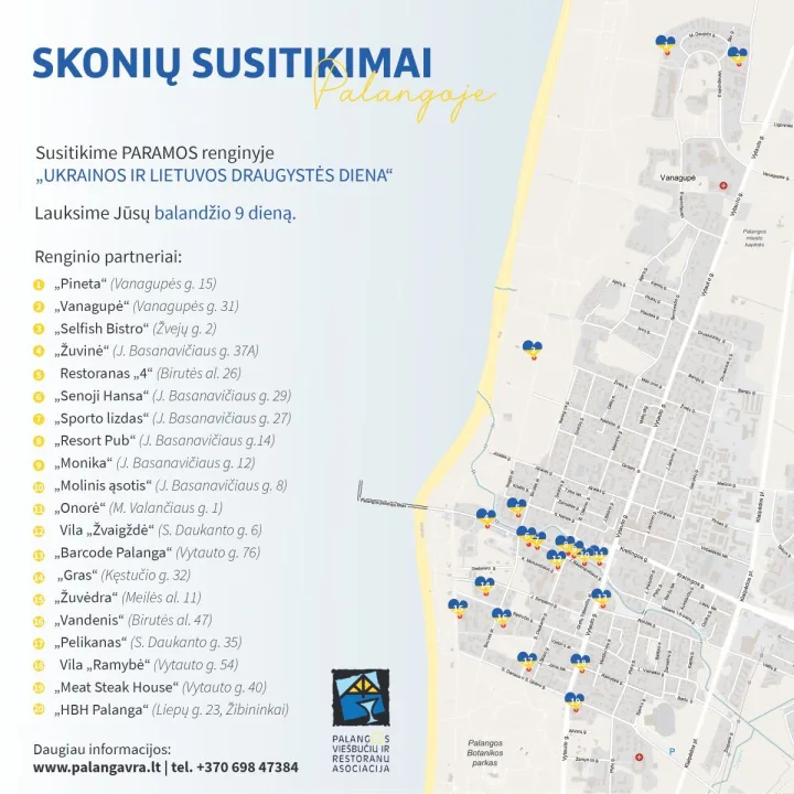 Lietuvos ir Ukrainos draugystės diena Palangoje – jau šį šeštadienį: įspūdingas nemokamas koncertas, jūra ukrainietiškų skonių – nuotrauka 1