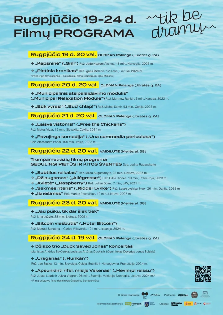 Komedijų kino festivalis „Tik be dramų“ skelbia programą – nuotrauka 1