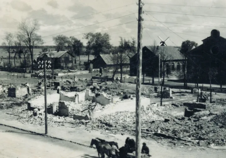 Palanga po didžiojo 1938 m. gaisro.