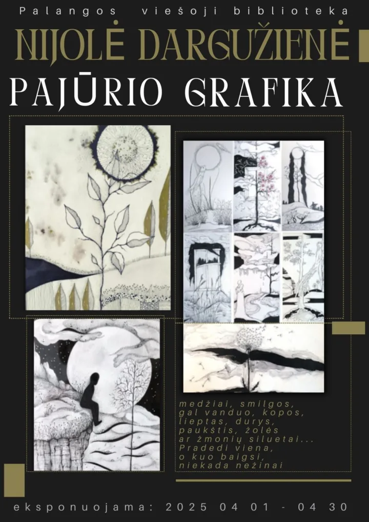 Nijolės Dargužienės paroda „Pajūrio grafika“