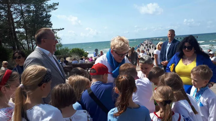 Palanga dovanoja taikų poilsį Ukrainos Bučos vaikams – pasitikti pirmuosius stovyklautojus atvyko ir Premjerė I.Šimonytė – nuotrauka 2