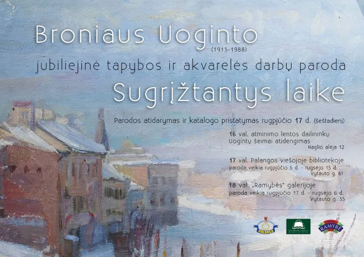 Projektas „Sugrįžtantys laike“ kvies į B. Uoginto kūrybos pasaulį – nuotrauka 2