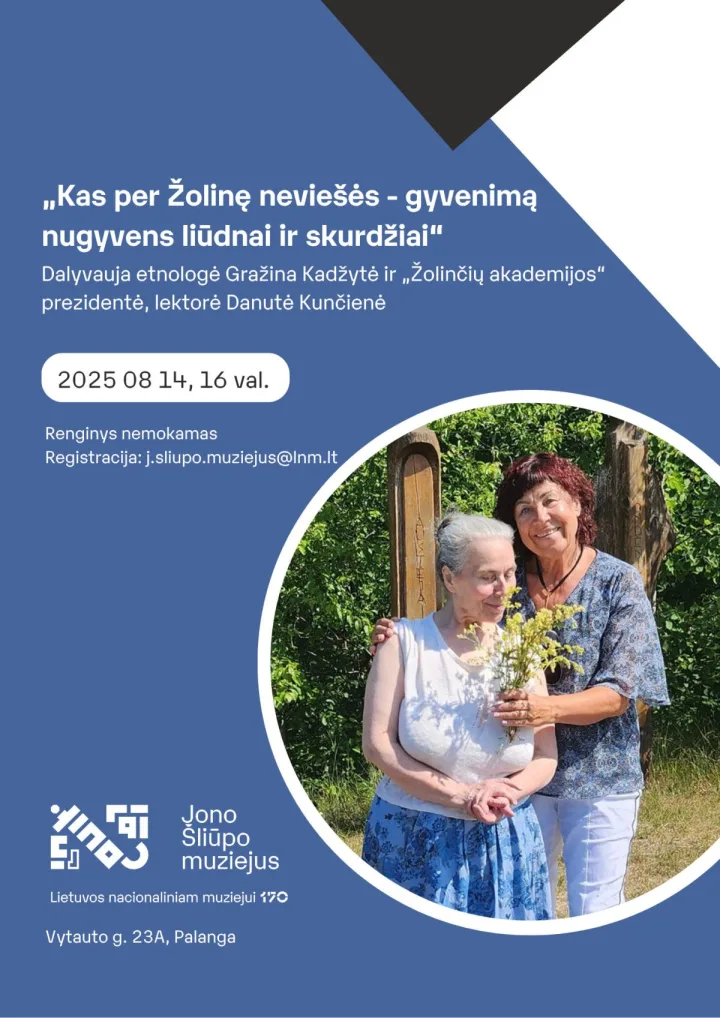 Jono Šliūpo muziejuje švęsime gražiausią rugpjūčio šventę - Žolines