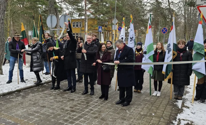 Pasaulinę skautų solidarumo dieną Palangoje atidaryta organizacijos įkūrėjo lordo Roberto Baden-Povelio alėja (FOTO GALERIJA) – nuotrauka 3