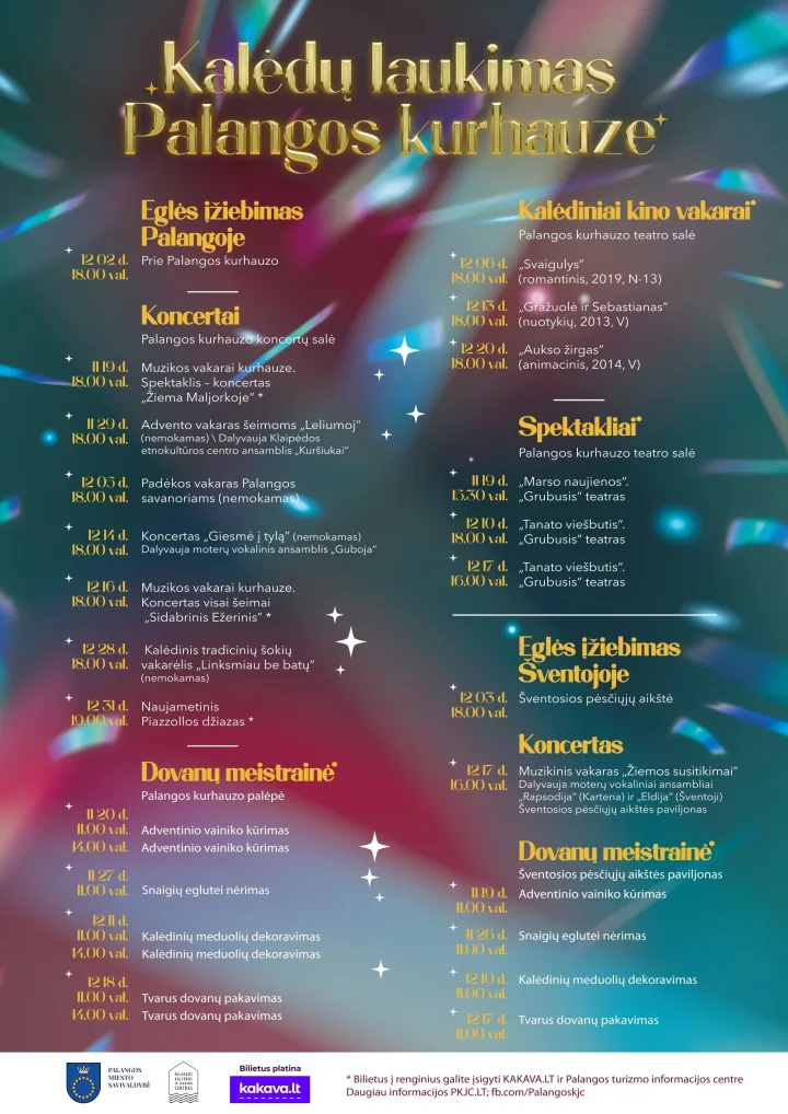 SPALVINGAS KALĖDŲ LAUKIMAS PALANGOS KURHAUZE – nuotrauka 1