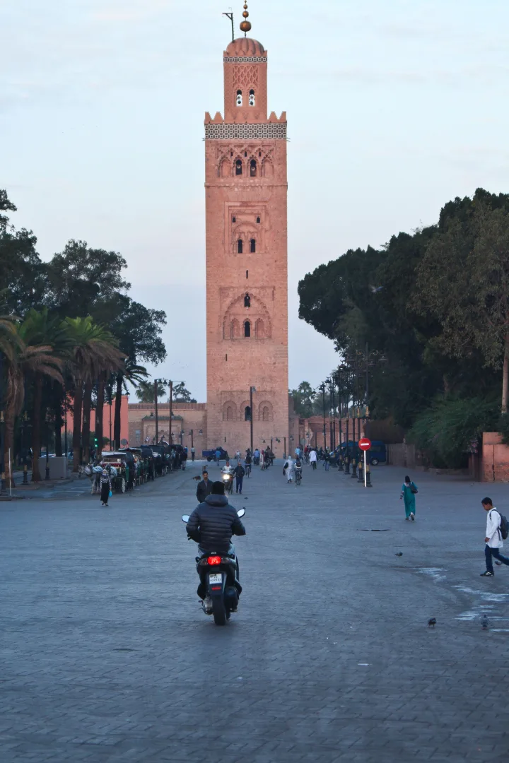 Minaretas Marakeše.