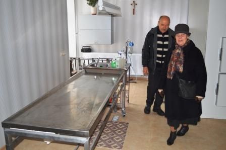 Velionio paruošimo salė