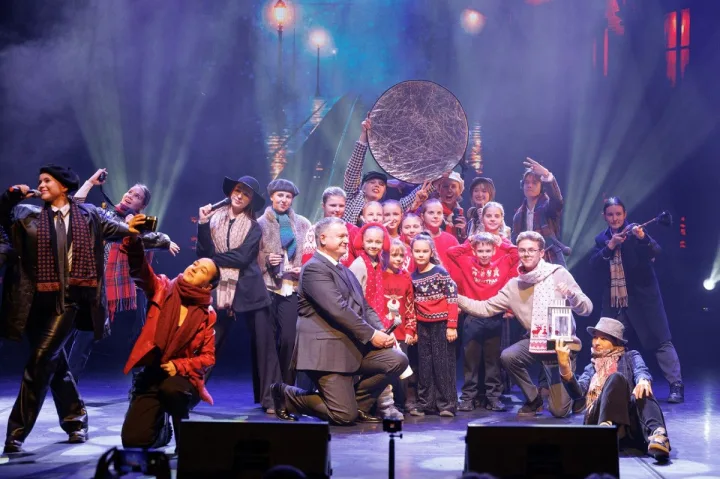 Teatralizuotas koncertas „Sveika, karaliene Žiema“.Gedimino Juškos nuotr.