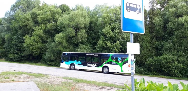 Nemirsetos autobusų stotelės autobusų vairuotojai nepastebi