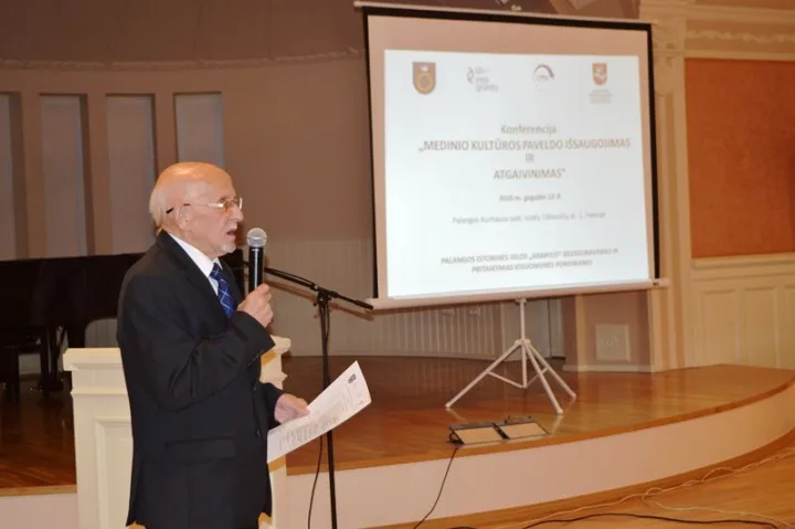 Palangos kurorto muziejaus direktorius Jūratis Viktoras Liachovičius.