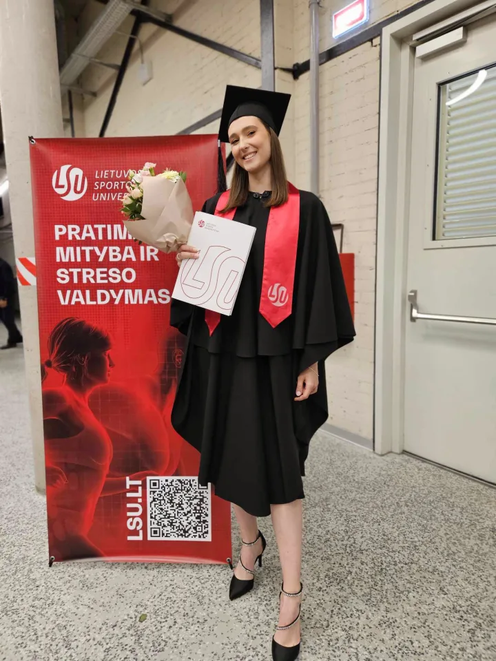 2024 m. bakalauro diplomo įteikimo šventė. Asmeninio archyvo nuotrauka