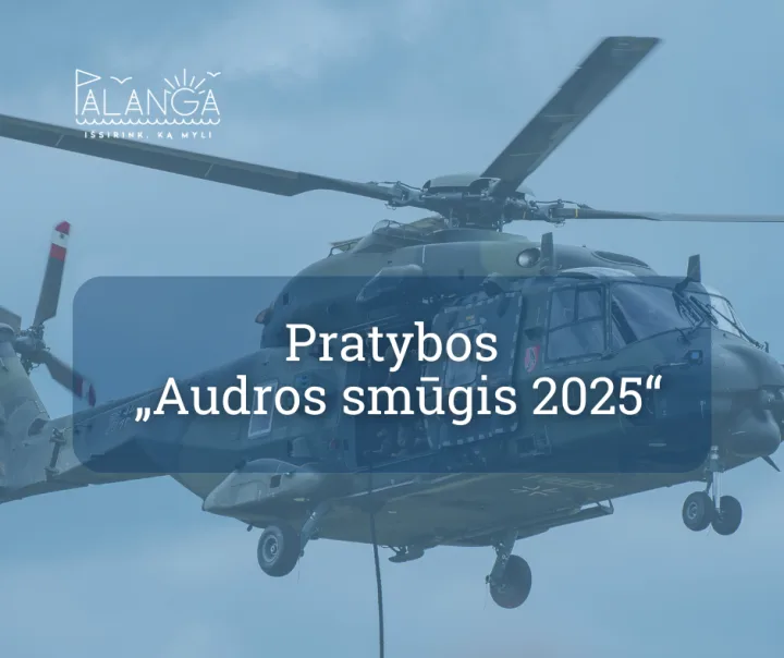 Spalio 13–31 d. Lietuvos kariuomenės Karinės jūrų pajėgos organizuoja pratybas „Audros smūgis 2025“