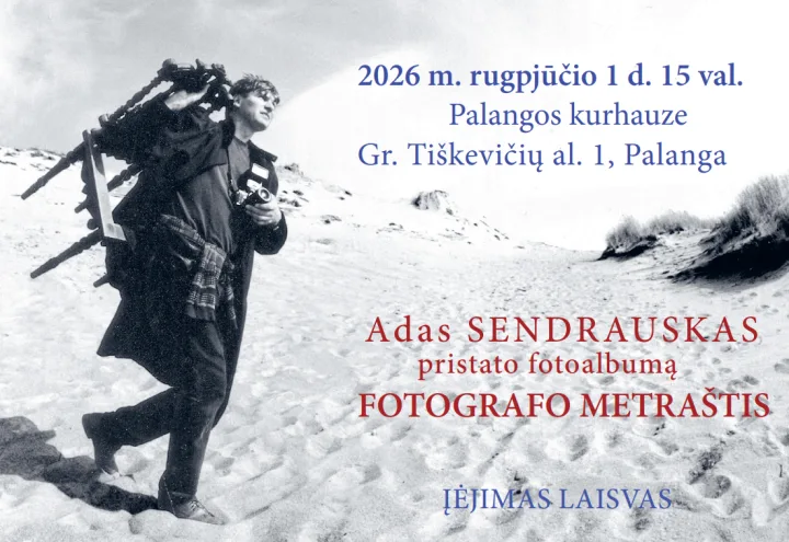Ado Sendrausko fotoalbumo "Fotografo metraštis" pristatymas
