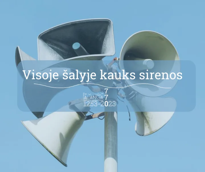 Balandžio 30 d. bus įjungiamos civilinės saugos sirenos
