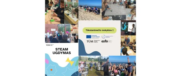 Pirmoji PE-STEAM ugdymo vasaros dienos stovykla